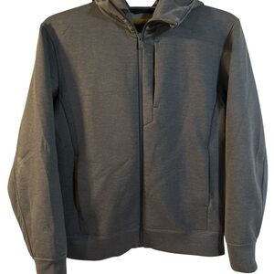 Uniqlo DRY Stretch Full Zip Charcoal Hoodie